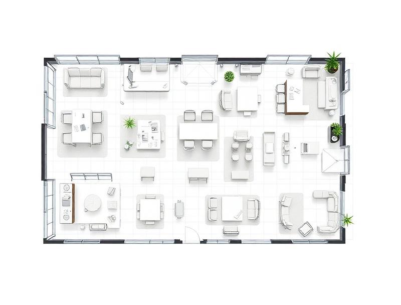 Conception et plans 2D / 3D pour bureaux